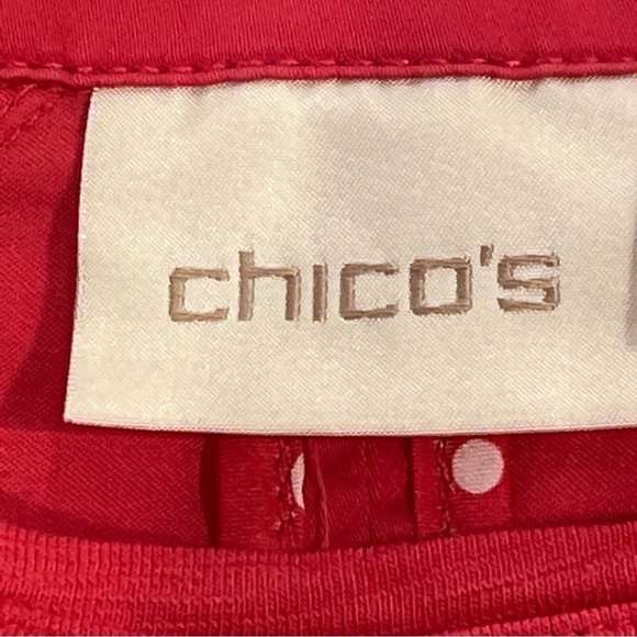 Chico's TWILL LUXE UTILITY JACKET WITH COORDINATING ULTIMATE TEE TANK TOP‎ - Picture 12 of 14